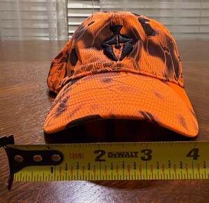 Kryptek Camo Blaze Orange Hunting Hat Adjustable Snapback Cap